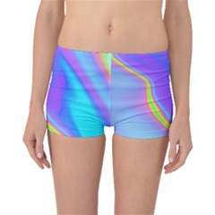 Aurora Color Rainbow Space Blue Sky Purple Yellow Boyleg Bikini Bottoms by Mariart