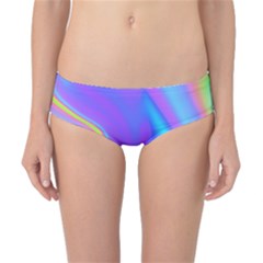 Aurora Color Rainbow Space Blue Sky Purple Yellow Classic Bikini Bottoms by Mariart