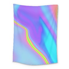 Aurora Color Rainbow Space Blue Sky Purple Yellow Medium Tapestry by Mariart