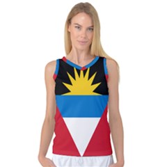 Banner Flag Sun Line Chevron Red White Black Blue Women s Basketball Tank Top