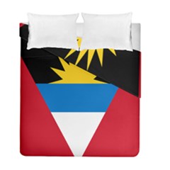 Banner Flag Sun Line Chevron Red White Black Blue Duvet Cover Double Side (full/ Double Size) by Mariart