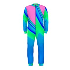 Aurora Color Rainbow Space Blue Sky Onepiece Jumpsuit (kids) by Mariart