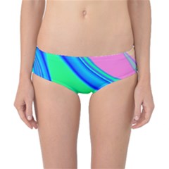 Aurora Color Rainbow Space Blue Sky Classic Bikini Bottoms by Mariart