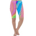 Aurora Color Rainbow Space Blue Sky Purple Yellow Green Pink Cropped Leggings  View1