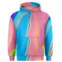 Aurora Color Rainbow Space Blue Sky Purple Yellow Green Pink Men s Pullover Hoodie View1