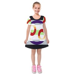 Cance Gender Kids  Short Sleeve Velvet Dress by Mariart