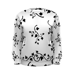 Black Leaf Tatto Women s Sweatshirt by Mariart