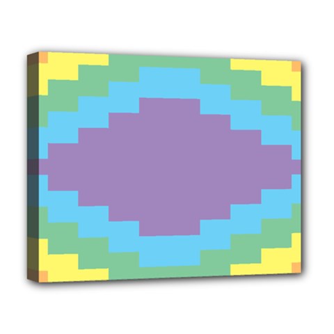 Carmigender Flags Rainbow Deluxe Canvas 20  X 16  