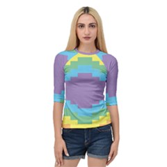 Carmigender Flags Rainbow Quarter Sleeve Tee