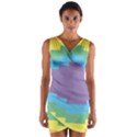 Carmigender Flags Rainbow Wrap Front Bodycon Dress View1