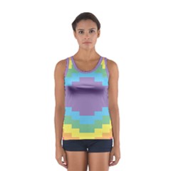 Carmigender Flags Rainbow Women s Sport Tank Top  by Mariart