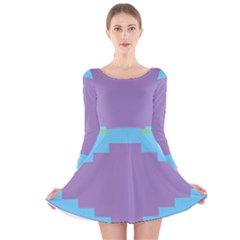 Carmigender Flags Rainbow Long Sleeve Velvet Skater Dress by Mariart