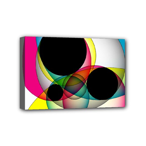 Apollonius Color Multi Circle Polkadot Mini Canvas 6  X 4  by Mariart