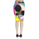 Apollonius Color Multi Circle Polkadot Midi Wrap Pencil Skirt View2