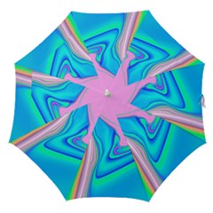 Aurora Color Rainbow Space Blue Sky Purple Yellow Green Pink Red Straight Umbrellas by Mariart