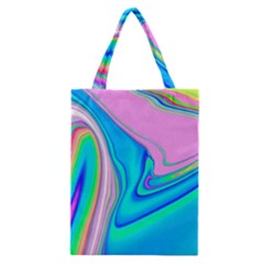 Aurora Color Rainbow Space Blue Sky Purple Yellow Green Pink Red Classic Tote Bag by Mariart