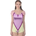 Cute Gender Gendercute Flags Love Heart Line Valentine Boyleg Leotard  View1