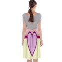 Cute Gender Gendercute Flags Love Heart Line Valentine Midi Beach Skirt View2