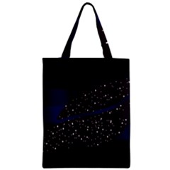 Contigender Flags Star Polka Space Blue Sky Black Brown Zipper Classic Tote Bag by Mariart