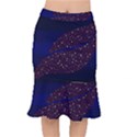 Contigender Flags Star Polka Space Blue Sky Black Brown Mermaid Skirt View1