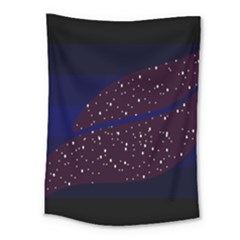 Contigender Flags Star Polka Space Blue Sky Black Brown Medium Tapestry by Mariart