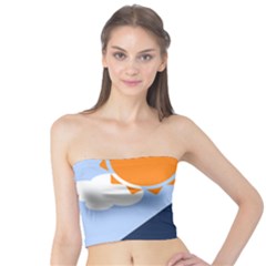 Day Night Moon Stars Cloud Stars Tube Top by Mariart