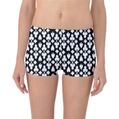 Dark Horse Playing Card Black White Boyleg Bikini Bottoms by Mariart