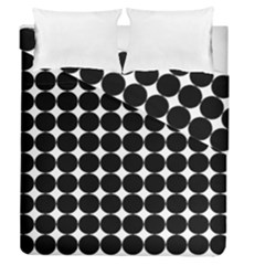 Dotted Pattern Png Dots Square Grid Abuse Black Duvet Cover Double Side (queen Size)