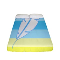 Feather Flags Fitted Sheet (full/ Double Size) by Mariart