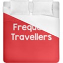 Frequent Travellers Red Duvet Cover (King Size) View1