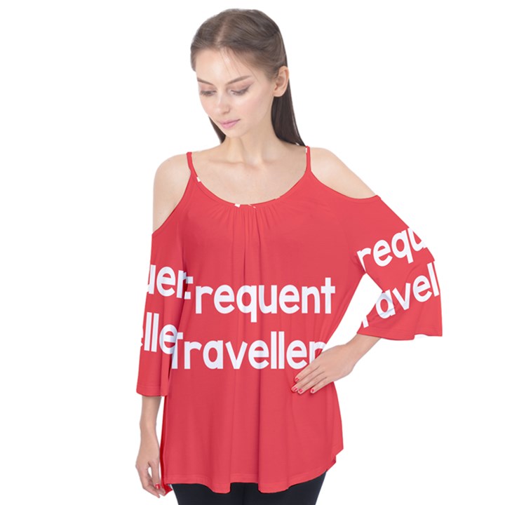 Frequent Travellers Red Flutter Tees