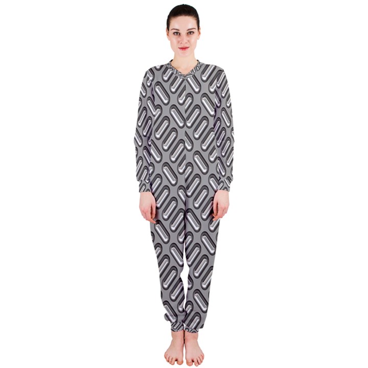 Capsul Another Grey Diamond Metal Texture OnePiece Jumpsuit (Ladies) 