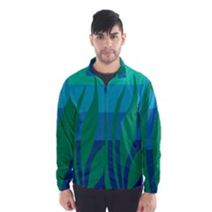 Gender Sea Flags Leaf Wind Breaker (men)