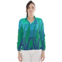 Gender Sea Flags Leaf Wind Breaker (Women) View1