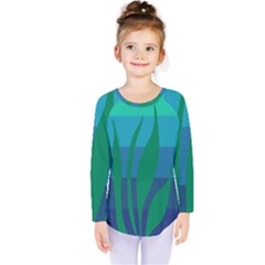 Gender Sea Flags Leaf Kids  Long Sleeve Tee