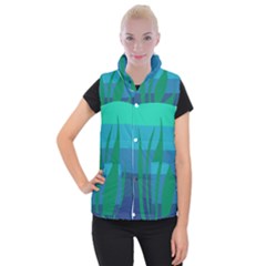 Gender Sea Flags Leaf Women s Button Up Puffer Vest by Mariart