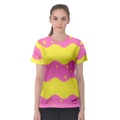 Glimra Gender Flags Star Space Women s Sport Mesh Tee by Mariart