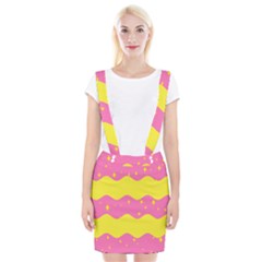 Glimra Gender Flags Star Space Braces Suspender Skirt