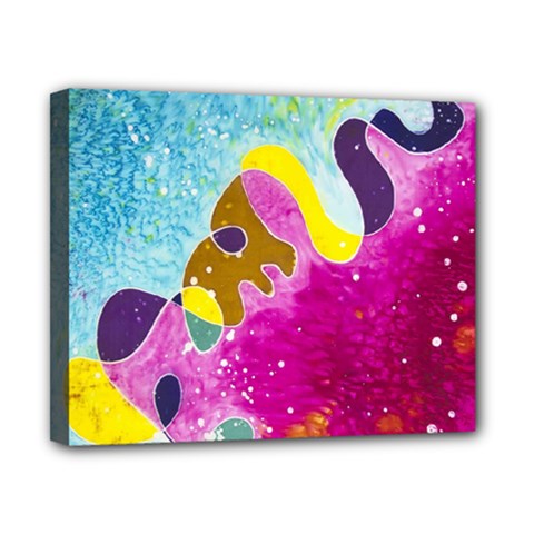 Fabric Rainbow Canvas 10  X 8  by Mariart