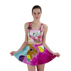 Fabric Rainbow Mini Skirt by Mariart