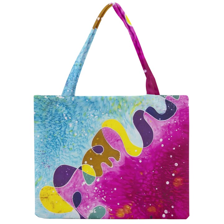 Fabric Rainbow Mini Tote Bag