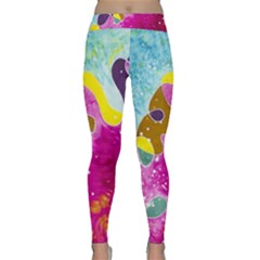 Fabric Rainbow Classic Yoga Leggings by Mariart