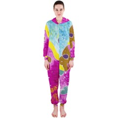 Fabric Rainbow Hooded Jumpsuit (ladies)  by Mariart