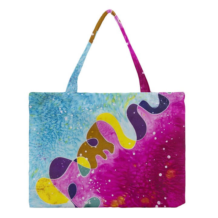 Fabric Rainbow Medium Tote Bag