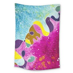 Fabric Rainbow Large Tapestry by Mariart