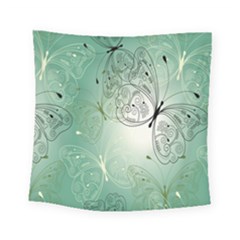 Glass Splashback Abstract Pattern Butterfly Square Tapestry (small) by Mariart