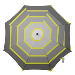 Molly Gender Line Flag Yellow Grey Hook Handle Umbrellas (medium) by Mariart