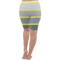 Molly Gender Line Flag Yellow Grey Cropped Leggings  View4