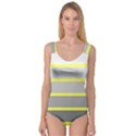 Molly Gender Line Flag Yellow Grey Princess Tank Leotard  View1