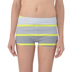 Molly Gender Line Flag Yellow Grey Boyleg Bikini Bottoms by Mariart